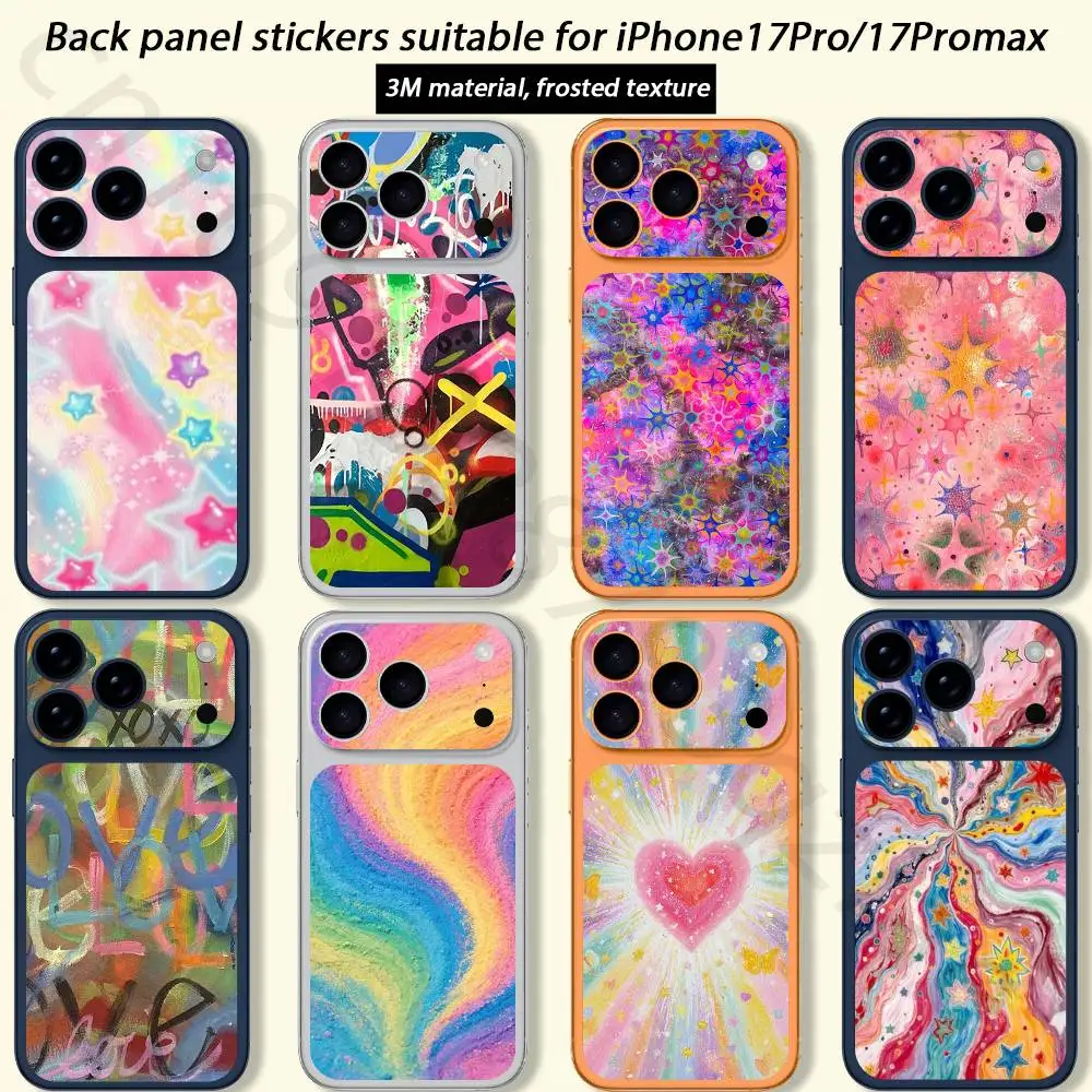 

Oceano Balena Squalo Nuoto For iPhone 17 pro Max /17 pro Full Cover Decal Skin Wrap 3D Colorful Rear Protective Sticker Film