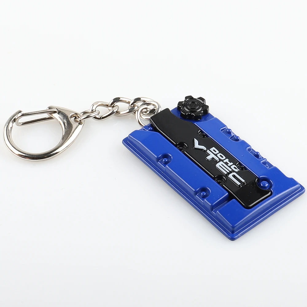 Metal Key Chain Car JDM Keychain Vtec Engine DOHC  Valve Cover Key Ring For Honda F20c