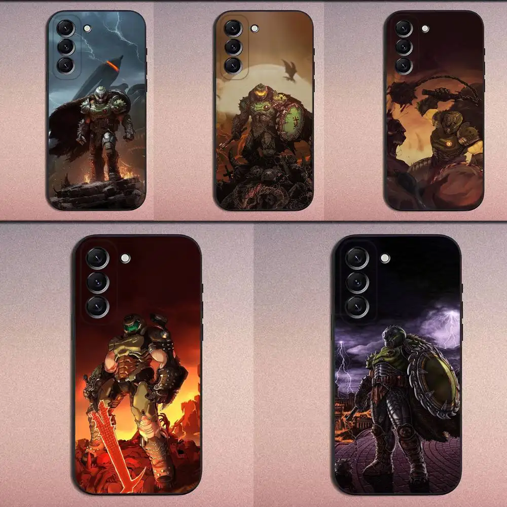 D-Doom The Dark Ages Phone Case For Samsung Galaxy A20,A21s,A22,A31,A32,A52,A53,A72,73,A80 Soft Black Cover