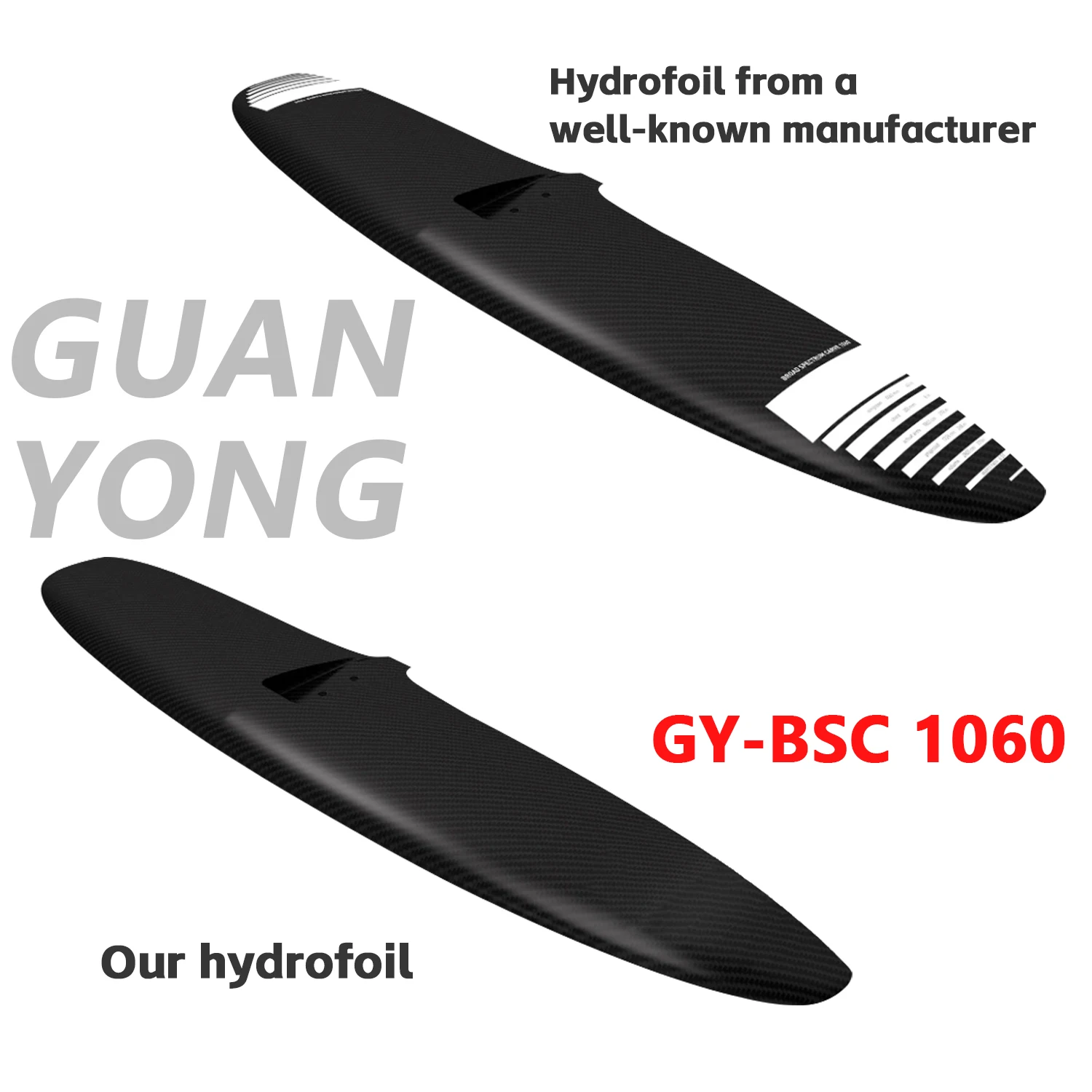 BSC1060 Carbon Wing Foil Mast Efoil Water Surfboard Surfing Board Wave sup Paddle Jet Pump Hm Wingfoil Pumping Kite Hydrofoil