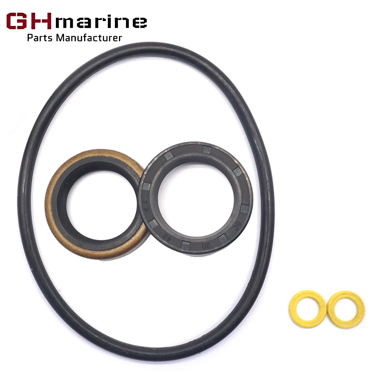 Lower Unit Gearcase Kit for Mecury Mariner 4-STROKE 90HP 100HP 115HP 150 HP EFI 2.1L 26-76868 8M0204670 8M0030845 30*43*6.4