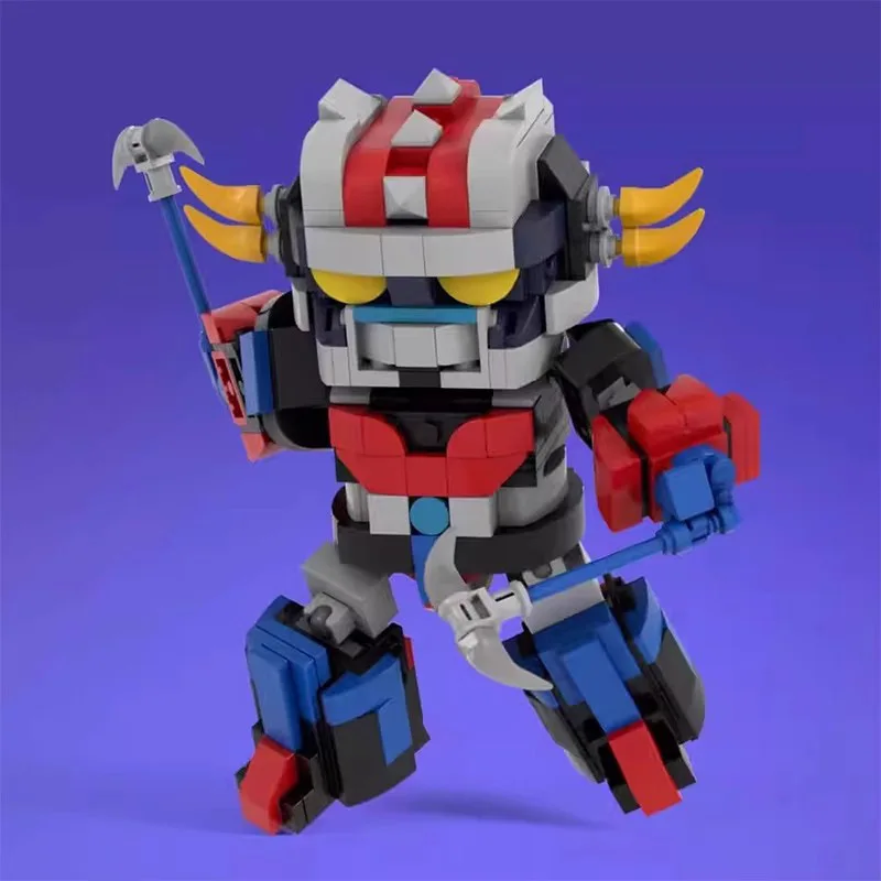 

High-Tech Machine Great God of War Goldrake Robot UFO Building Blocks Kit For Mazinger Giant Spirit God SD Bricks Toys Kids Gift