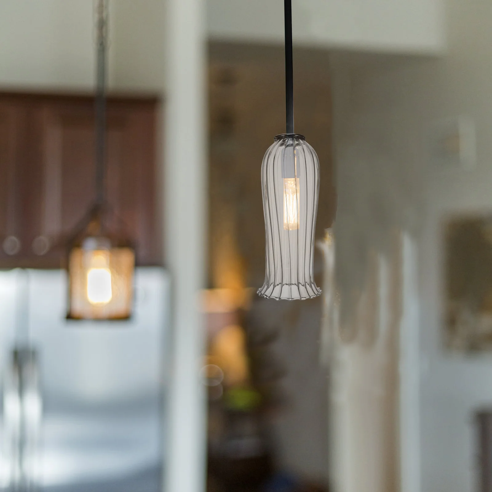 

Transparent Glass Lampshade Replacement Crystal Holder Decorative Clear Lamp Cover for Home Table Wedding Light Fixture