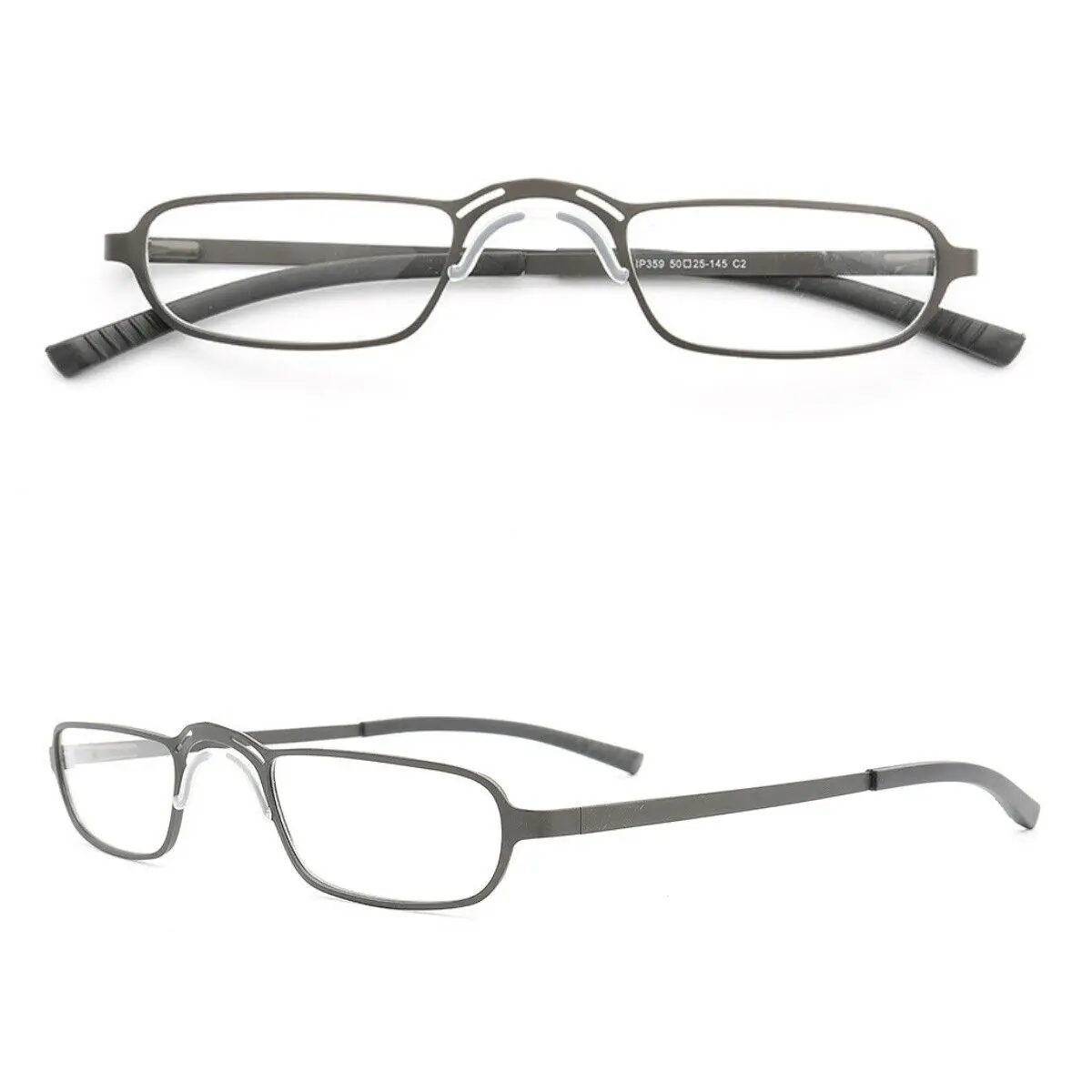 Retro Small Rectangle Reading Glasses Ultra Light Metal Women Men Reader Glasses  Myopia Precription Eyewear