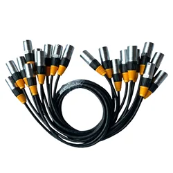10pcs 0.8m 1.2m  24AWG CAT6 Ethercon Cables for Rental LED Panel Ethernet Cable 500*500mm LED Cabinet Receiving Card