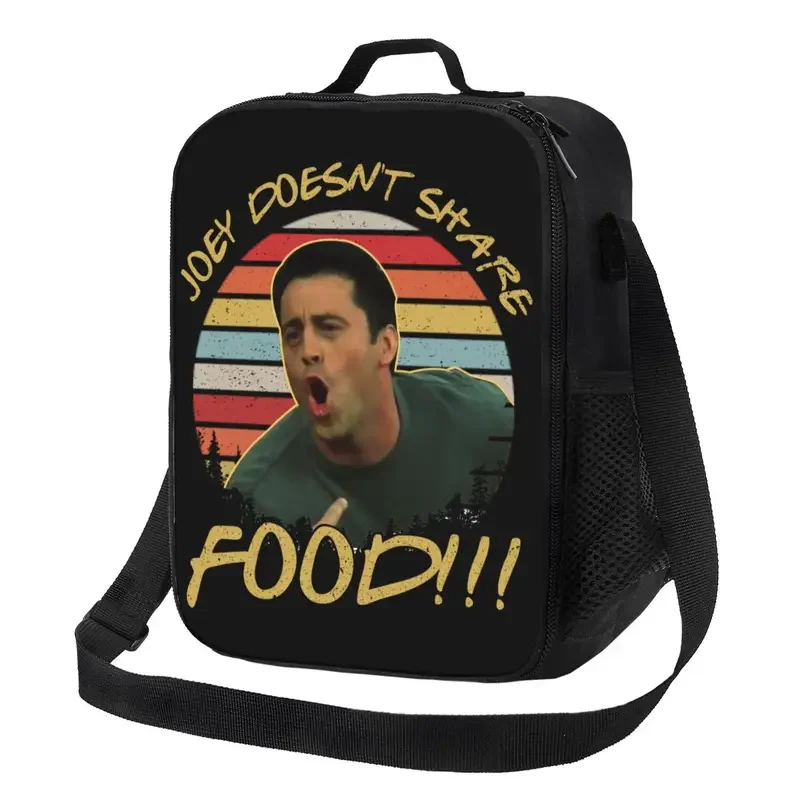 

Friends Tv Show Thermal Insulated Lunch Bag Funny Joey Resuable Lunch Tote for Work School Travel Storage Bento Food Box