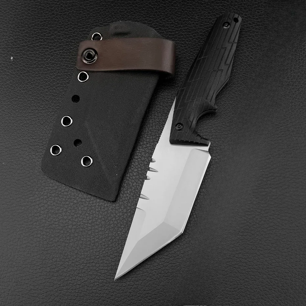 

Портативный уличный нож с фиксированным лезвием, высокое качество, новый стиль, охотничий прямой нож, лезвие 7Cr13Mov, ручка G10, прочный инструмент для кемпинга