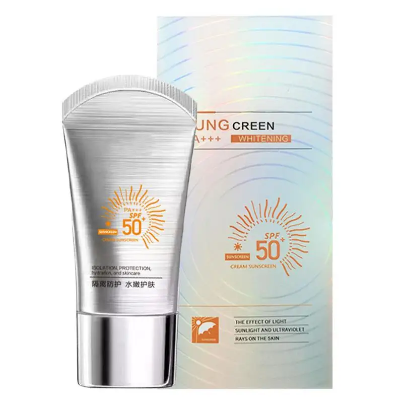 50g Sunscreen Cream Moisturizing Isolation Refreshing Sunblock crream Hydrating Waterproof Solar Blocker Sunblock Cream