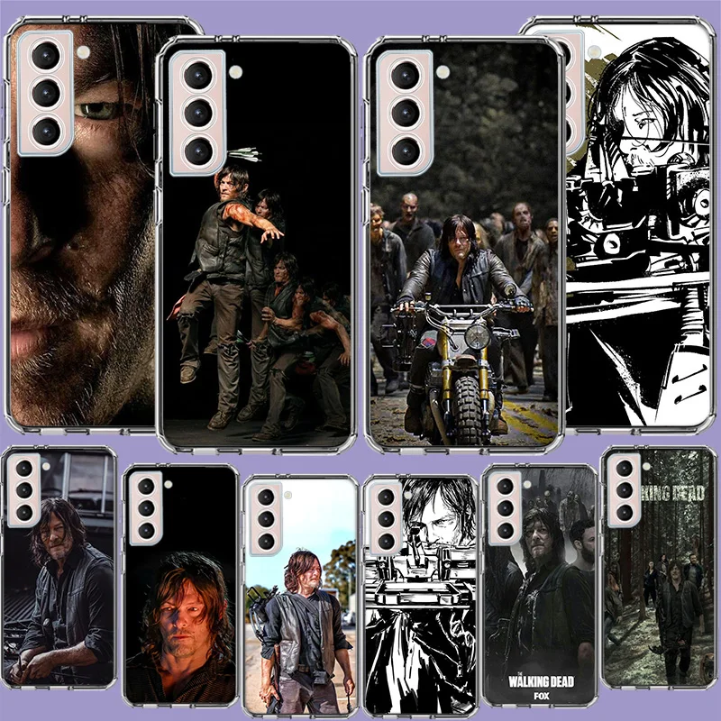 DARYL, The Walking Dead Man Phone Case For Samsung Galaxy S25 Edge S24 S23 FE S21 S20 S10 Plus S22 S26 Ultra Cover Clear Cases T