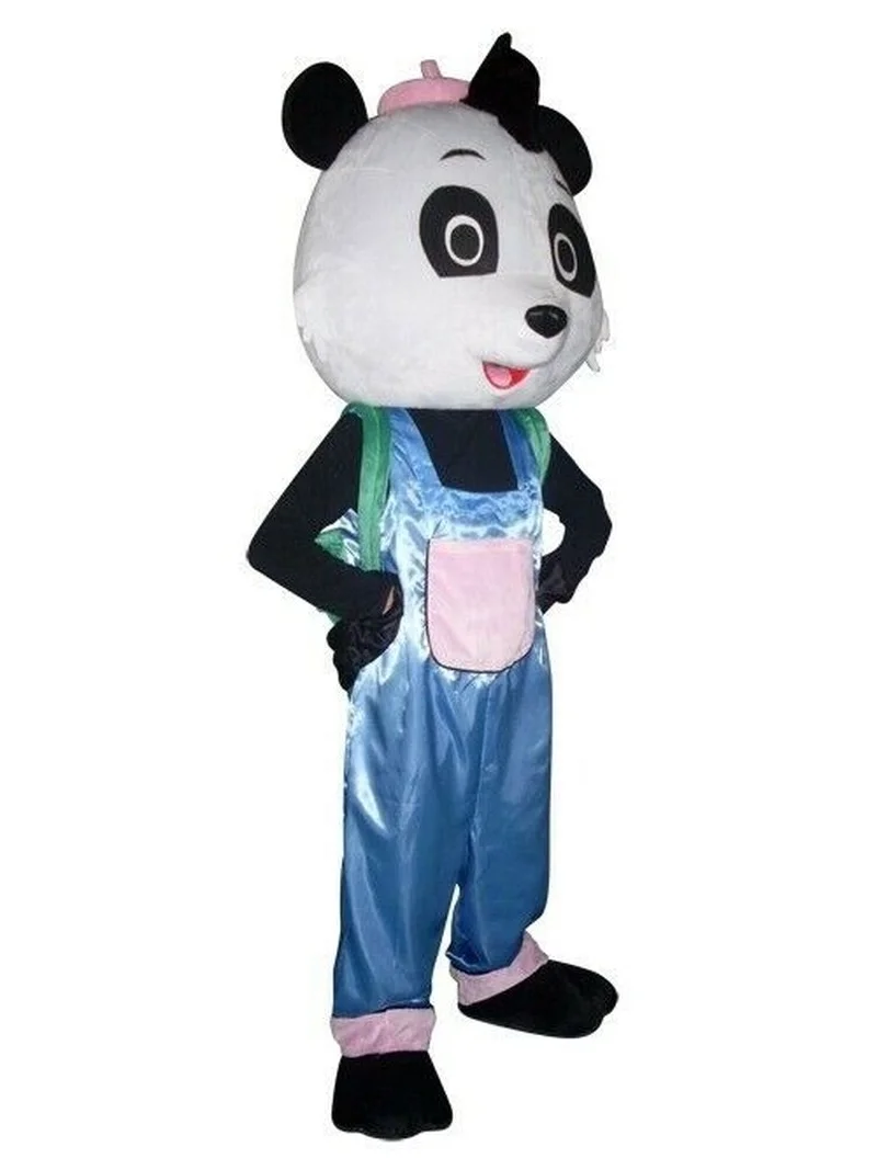 Panda Bär Maskottchen Kostüm Erwachsene Cosplay Halloween Geburtstag Party Kleid Set Halloween Weihnachten Leistung Kostüm