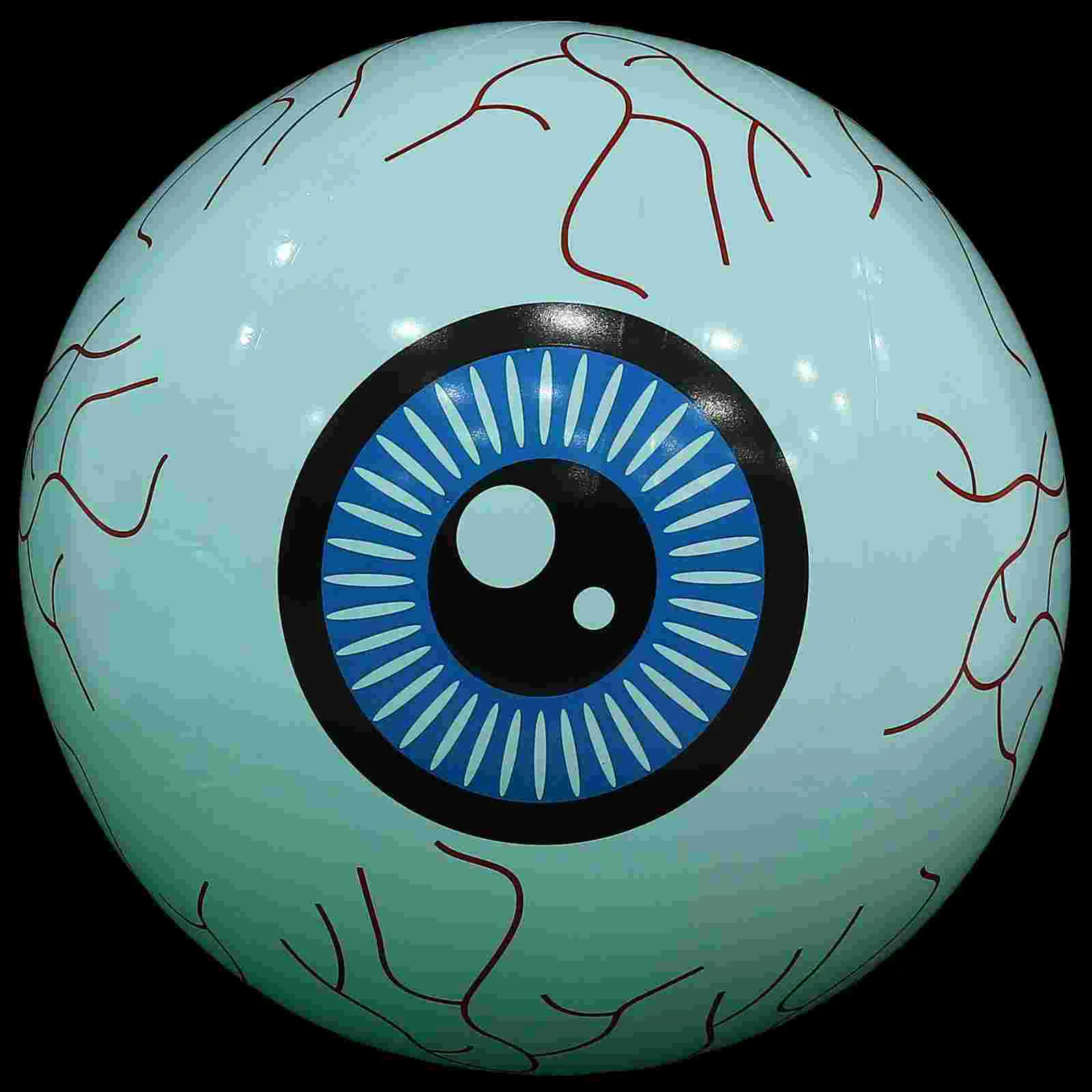 Glowing Eyeball Halloween Decorations Outdoor Props LED Lights Inflatable Pvc Inflating Lamp