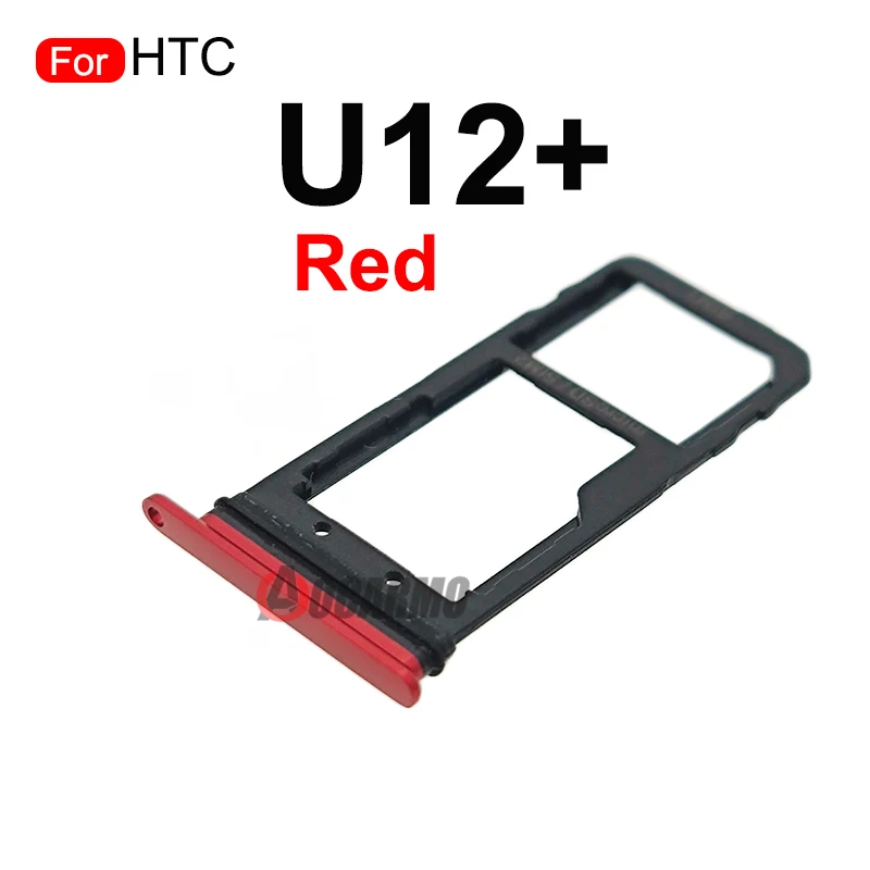 For HTC U12+ SIM Card Tray MicroSD Holder Nano Sim Card Tray Slot Replacement Parts