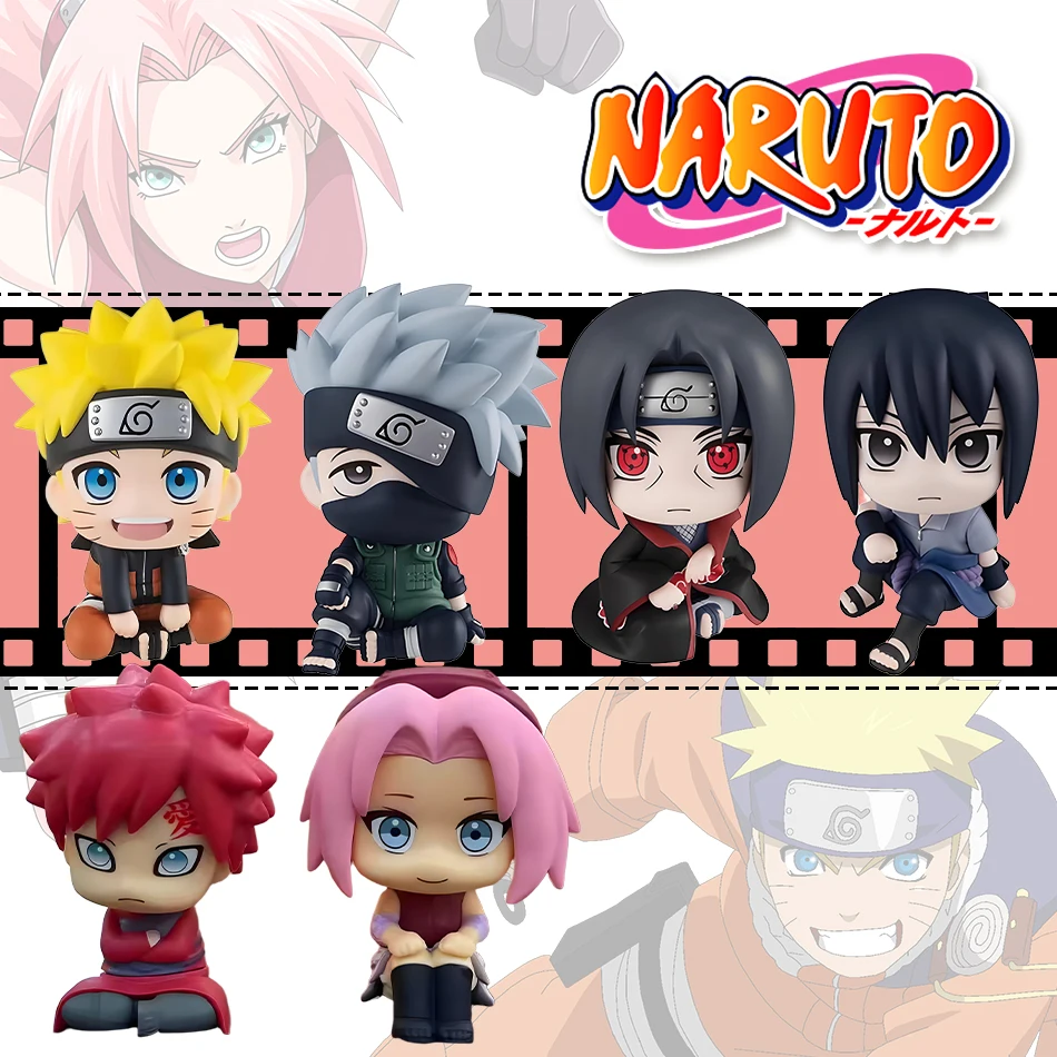 10 cm Naruto Anime Figure Naruto Shippuuden Uchiha Itachi Figurine Q Version Kakashi Figurine PVC Collection modèle poupée jouets