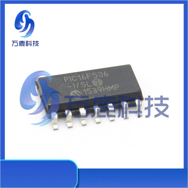 Pic16F506-I/Sl 14 Pin, 1.5Kb Std Flash, 67 Ram, 12 I/O, Pb Free Soic-14