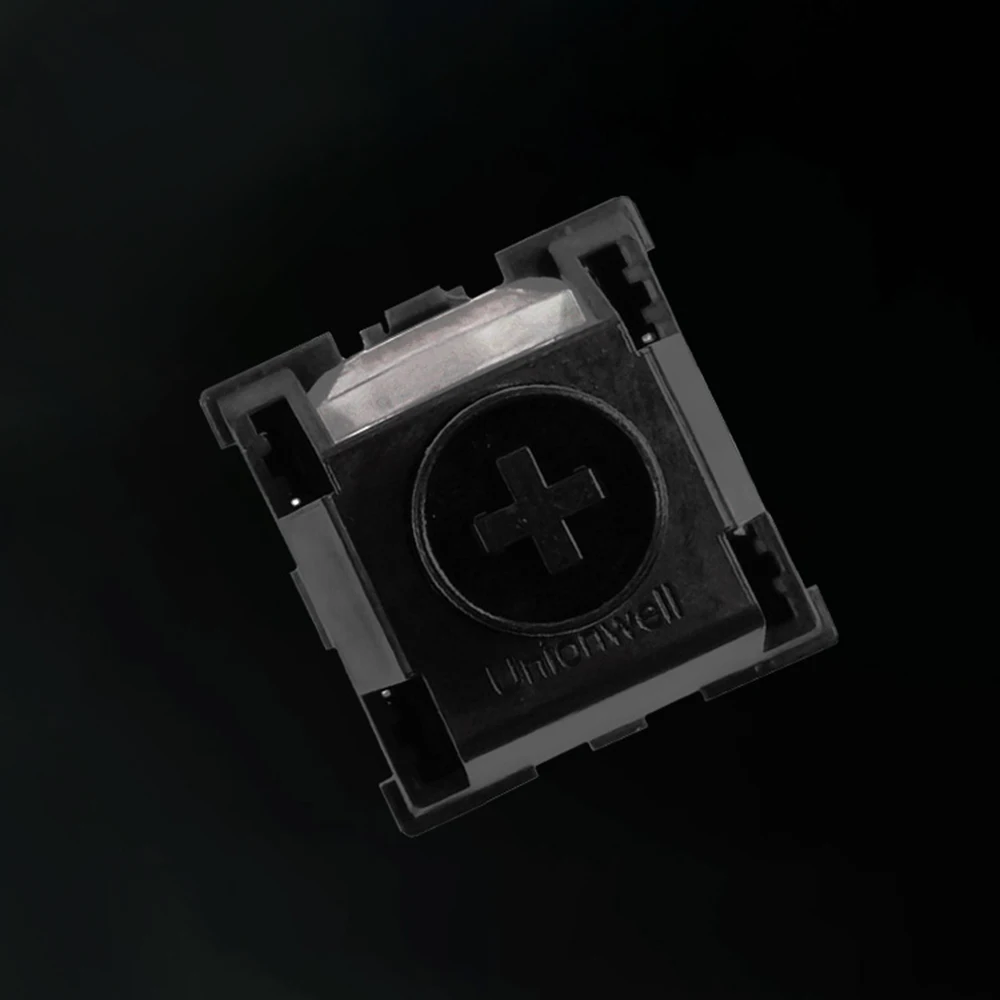 Unionwell Dark Jade Magnetschalter Ink Jade Switch RGB Linear für magnetische mechanische Tastatur, vorgeschmierte lange Feder, POM