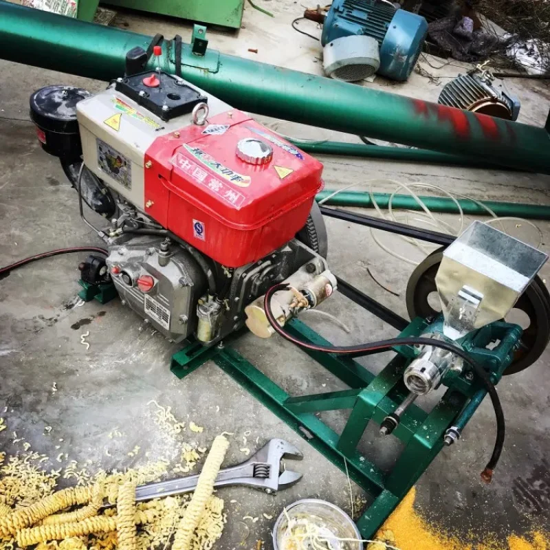 High Efficiency Food Extruder Puffing Corn Rice Soybean Snacks Used For Street Vendors