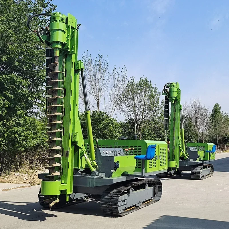 

Rotary Hydraulic Small Pile Driving Machine Crawler Type 3m Hammer Pile Driver