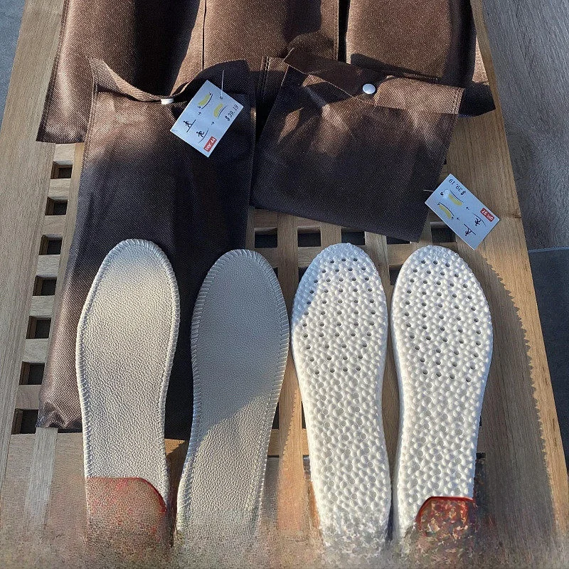 

Утолщенные дышащие стельки для белых кроссовок, комфортные, впитывающие пот, с контролем запаха, мужские кожаные, летние