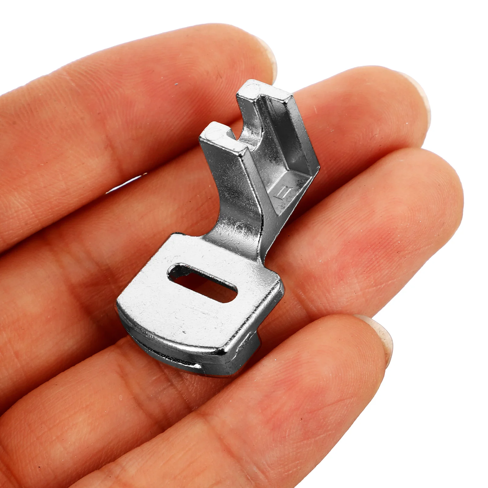 

Operitacx Sewing Machine Presser Foot Binding Twin Needle Holder Silver Easel Stand