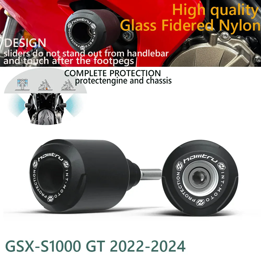 

Dumping protection For SUZUKI GSX-S1000 GT 2022-2023 Crash Protection Bobbins Fall prevention