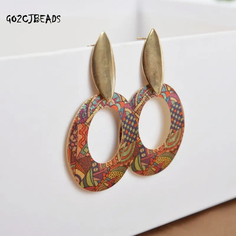 Trendy Leaves 2022 Earings Bohemia Metal Tassel Earrings Long Earring Women Irregular Sexy Girls Jewelry Fashion Punk