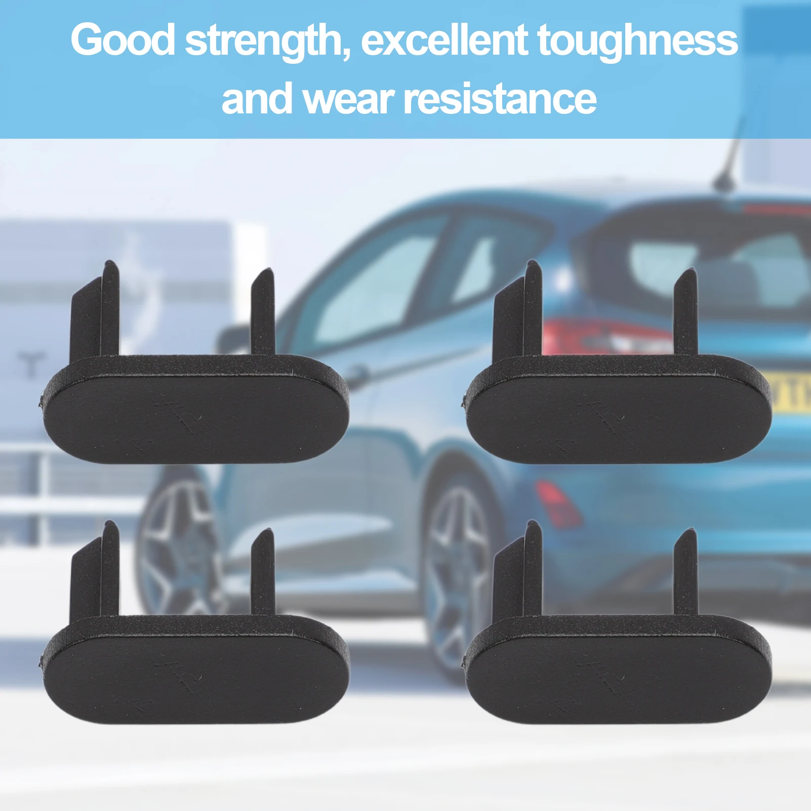 8Pcs Car Rear Parcel Shelf Clip Replacement Compatible with Ford Fiesta MK8 Rear Parcel Shelf Tray Strap String Fixed Clips