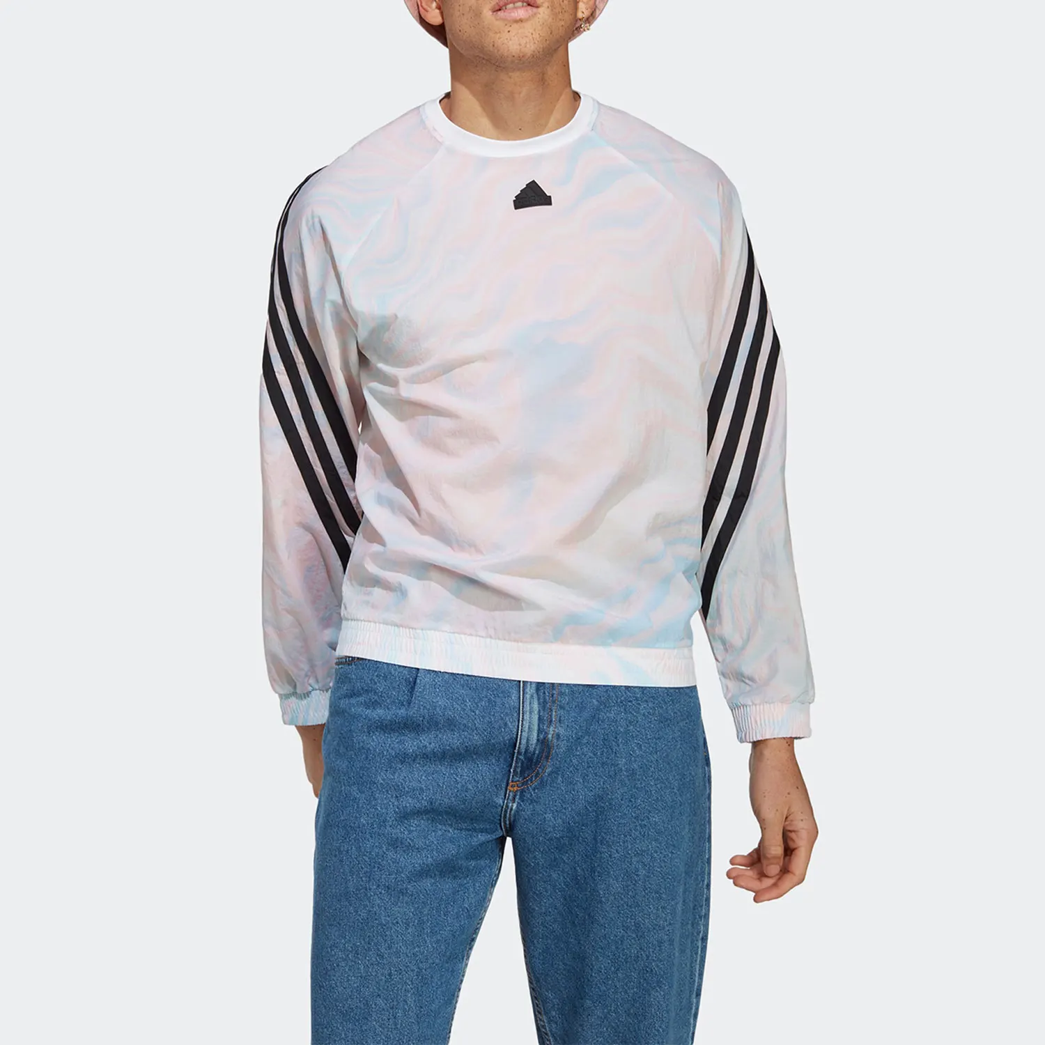 

Adidas подлинный весенний новый мужской пуловер большого размера с капюшоном IC8264