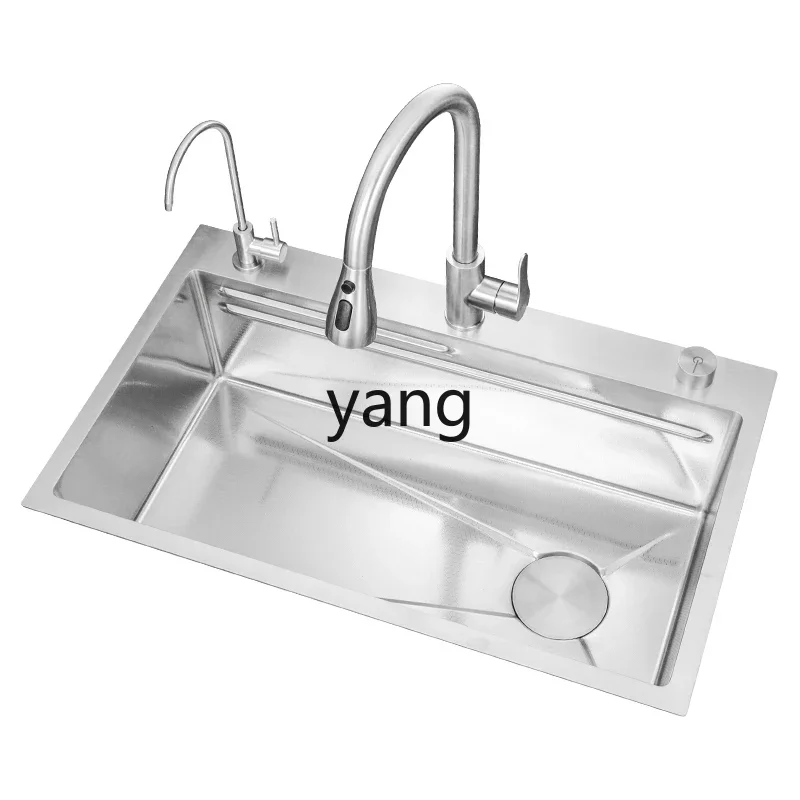 RQ304 stainless steel sink honeycomb embossed large single sink vegetable basin kitchen