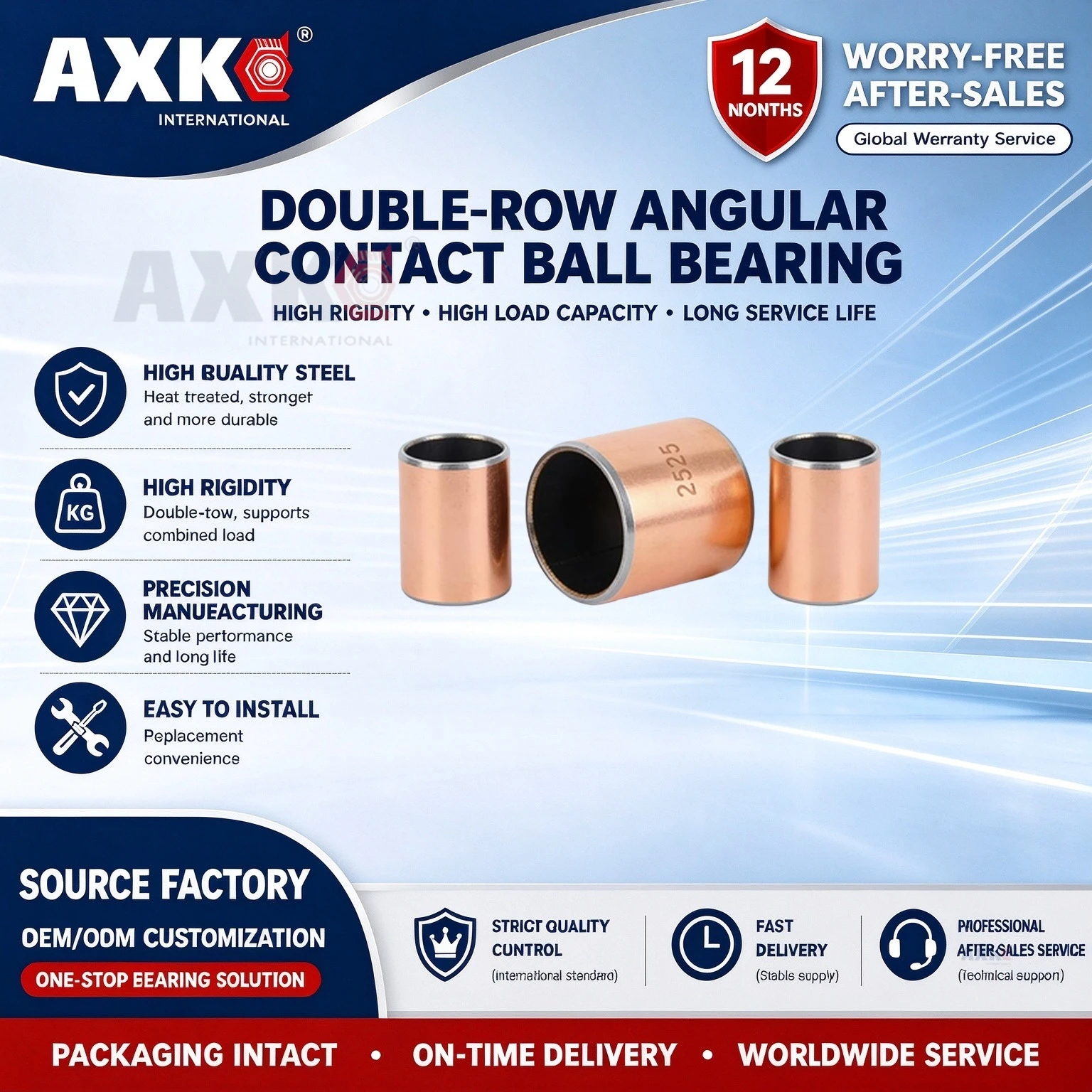 SF-1 Composite Copper Sleeve Bushing 20x23x6 20x23x8 20x23x10 20x23x12 20x23x15 20x23x18 20x23x20 Self-Lubricating