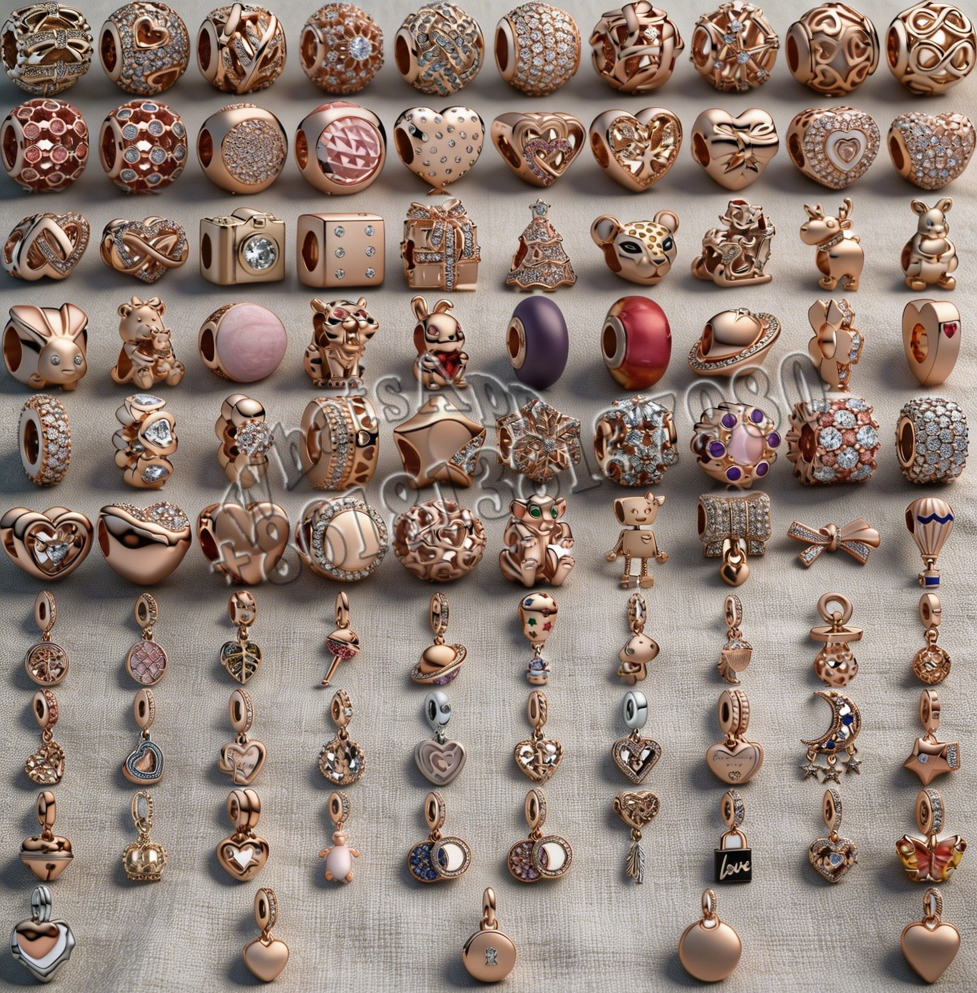 

QZGY 2026 new 925 silver animal pendant is suitable for original bracelet DIY jewelry party gift exquisite gift for couples