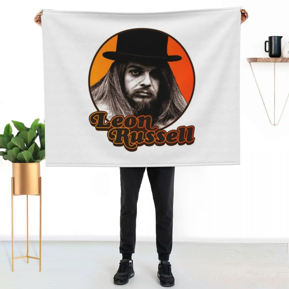 Leon Russell Throw Blanket blankets and throws For Sofa Thin Quilt Bed Fashionable Large Sleeping Bag Blankets