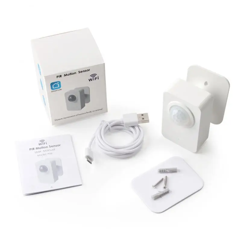 Security Alarm System Remote Control 24/7 Home Security Remote Work Easy To Install Sleek Design Wifi Pir Motion Sensor