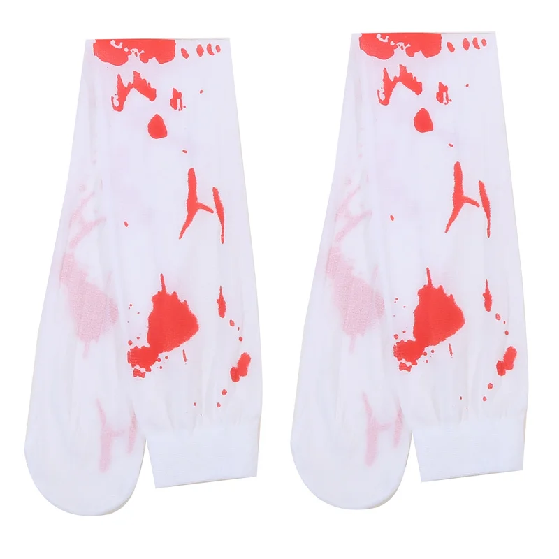 Men Women Suitable Stockings Halloween Easter Nurse Skeleton Blood Socks Skull Socks Funny Prank Compression Socks