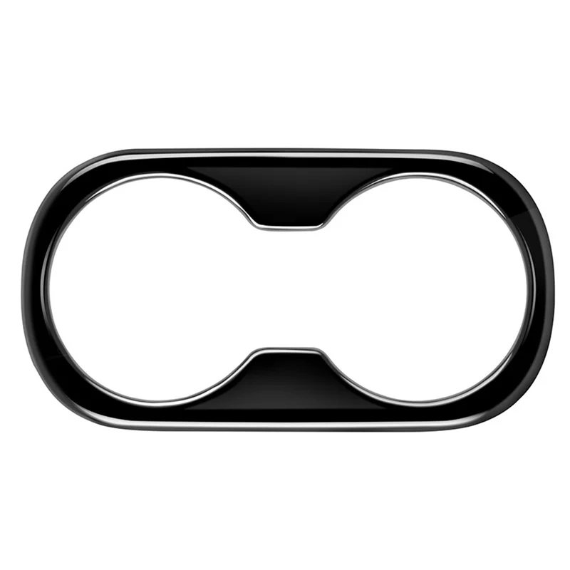 

Глянцевый черный Автомобильный задний подлокотник для Toyota Prius 60 серии 2020-2023, подставка для чашки с водой, декоративная рамка, отделка крышки