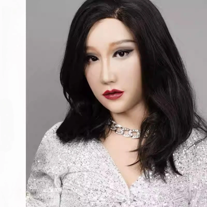 M25 Qianmeizhuang Version Silicone Headgear for Cross-dressing Women's Cosplay