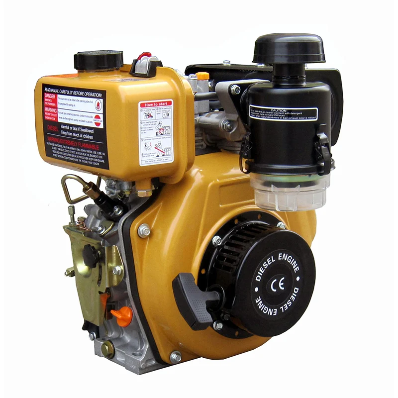 Single Cylinder 2.5kW HR170F Air-Cooled Robin Yellow Key Groove Shaft Euro 5