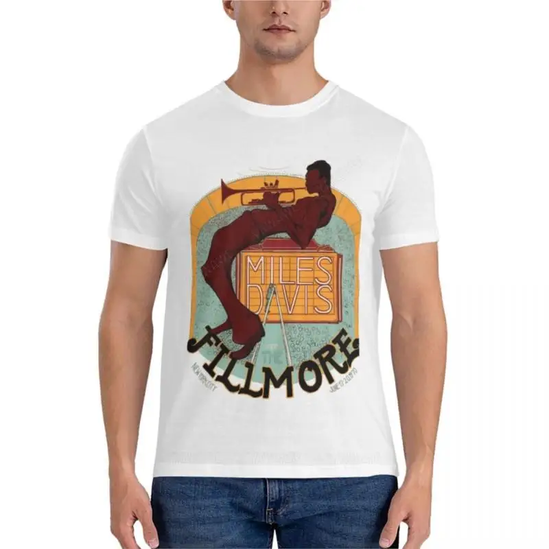 brand tshirt men cotton t-shirt Miles Davis at the Fillmore Essential T-Shirt sweat shirts oversized t shirt men t shirts