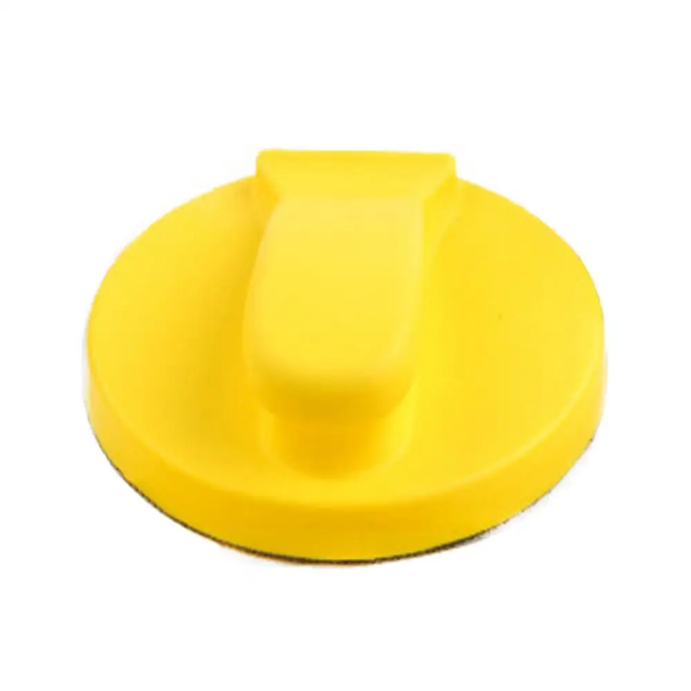 5 / 6 Inch Hook and Loop Swallow Tail Hand Grinding Blocks Sanding Disc Holder Sandpaper Backing Polishing Pad Woodworking Tools