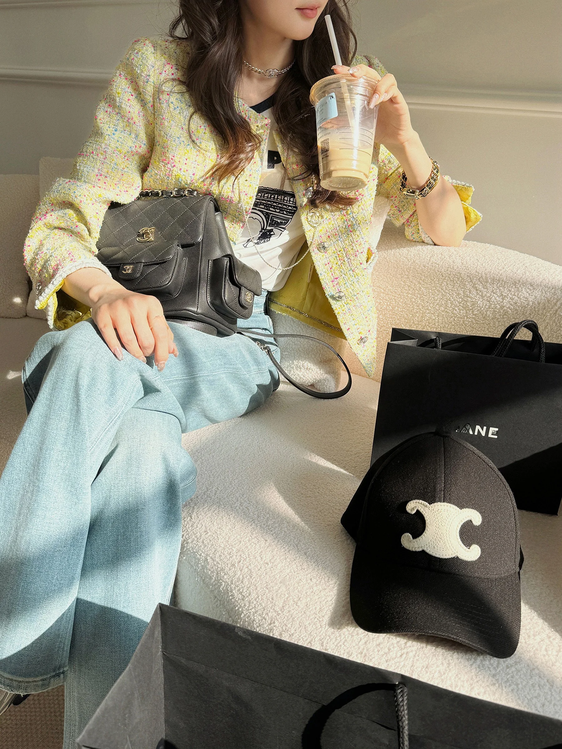 

Женская куртка Rubbit Chic из тонкой жатой ткани, желтая, с белым эффектом кокошины, с легким ароматом, весна 2024