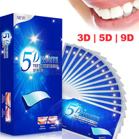 Teeth Brightening Strips for Teeth 3D/5D/9D Whitener Strips Reduced Sensitivity White Strips for Tooth Whitening