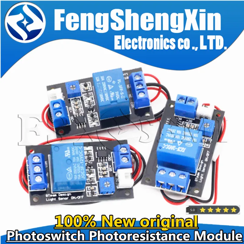 5V/12V/24V photoresistance relay photocell  sensor photoswitch Lightless induction control module