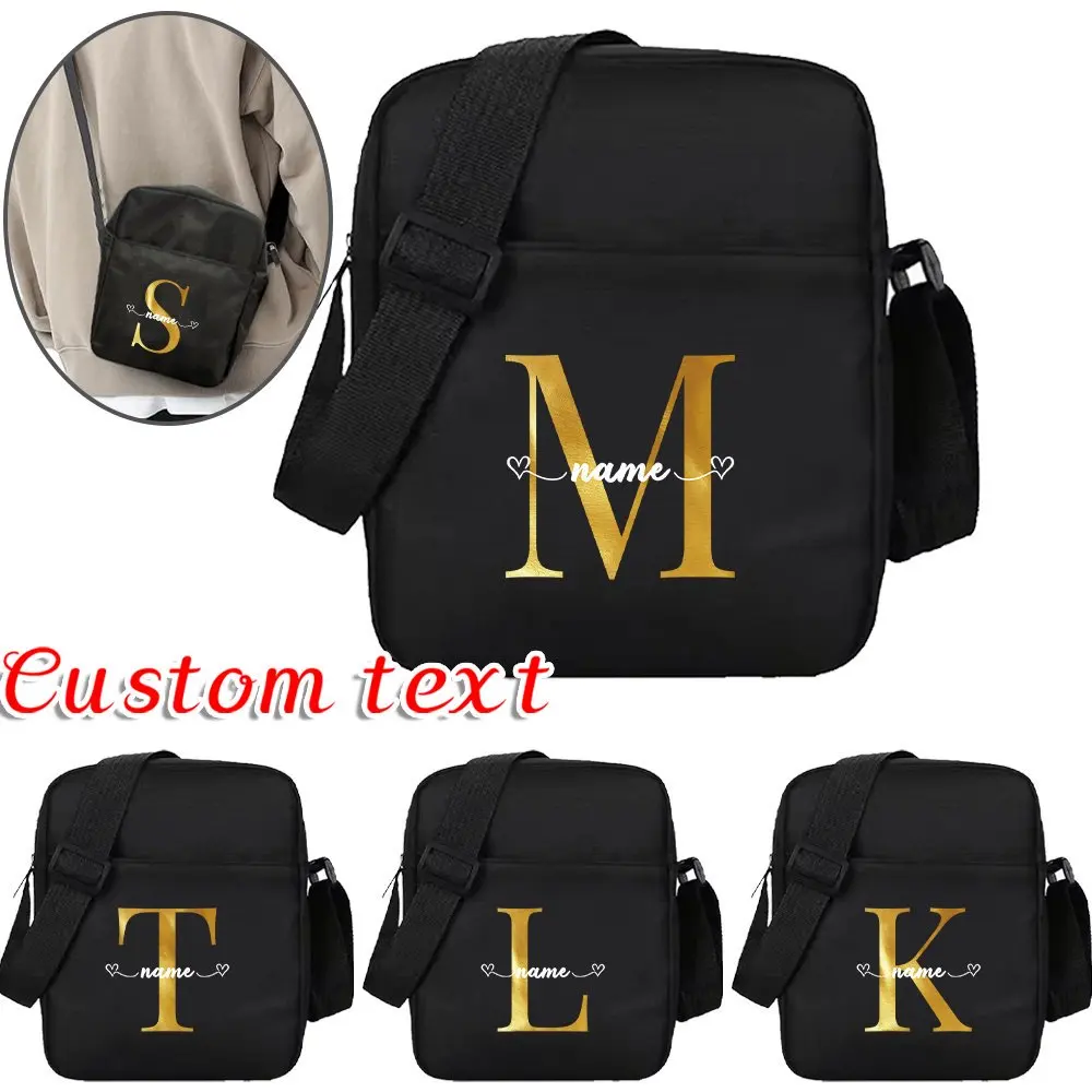 

Personalized Customized Unisex Messenger Bag Large Capacity Commuter Multifunctional Minimalist Fashion Shoulder Bag