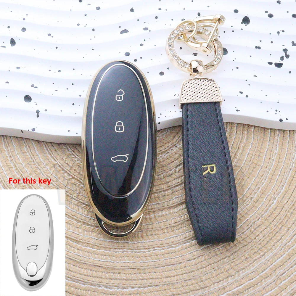 Tpu Car Key Case Fob Cover Shell for Dongfeng Nammi 2024 2025 Dfsk Naami  Keychian  Car Accessories