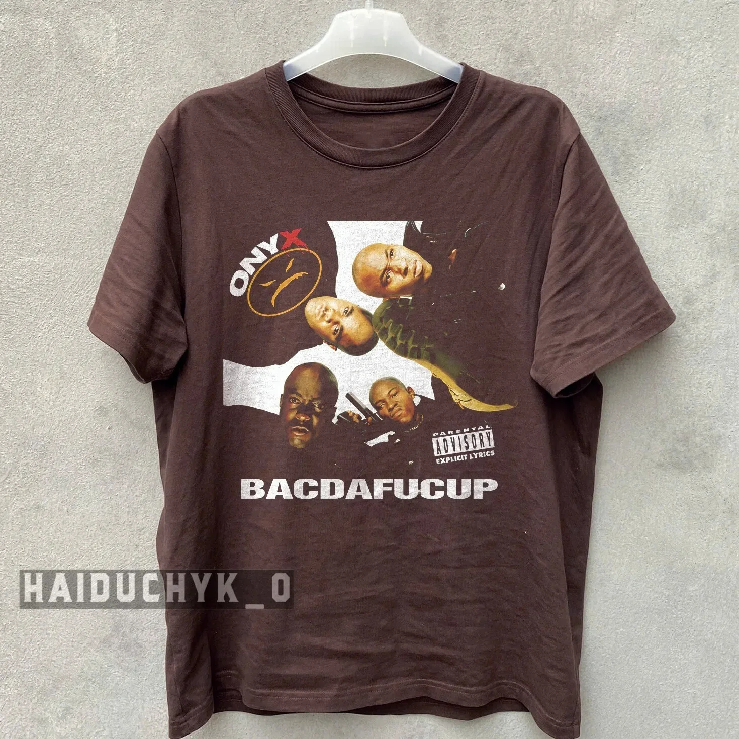Onyx Bacdafucup Hip Hop Rap Oldschool Retro Unisex Russet T-shirt Size S-5XL