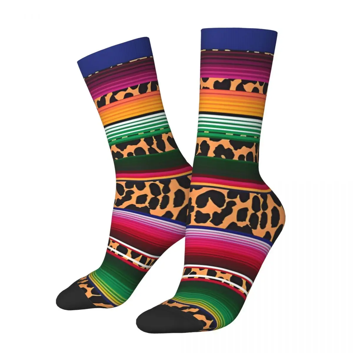 Leopard Kawaii Socks Gym Cartoon Pattern Socks