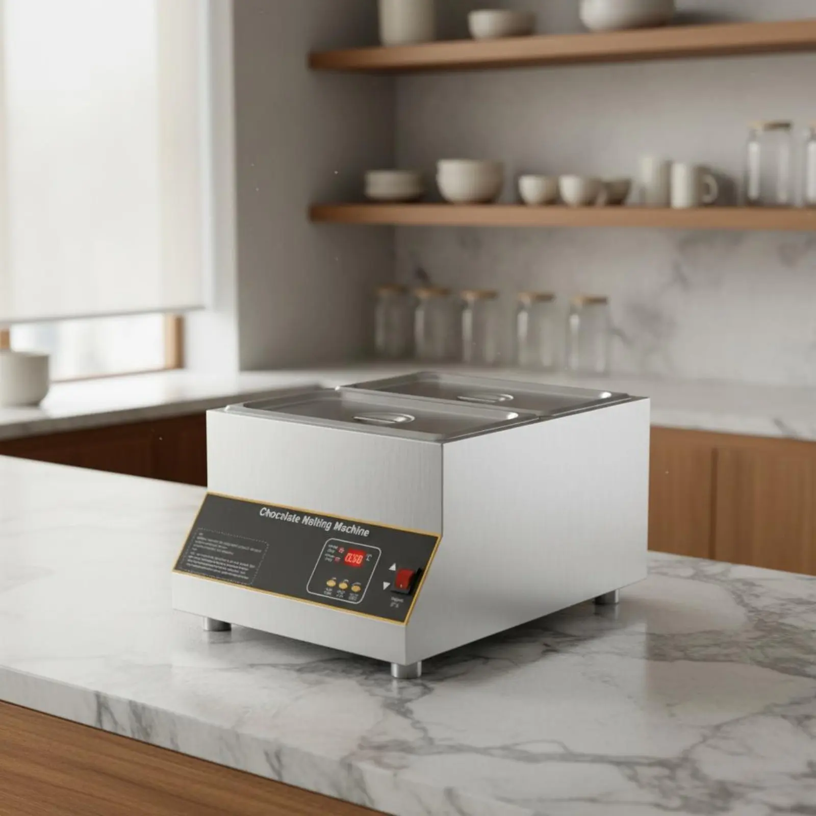 Hot Air Chocolate Melting Machine Easy to Use Dry Heat Chocolate Melter Kitchen Appliance Multi-Purpose Candy Creator for Bakery