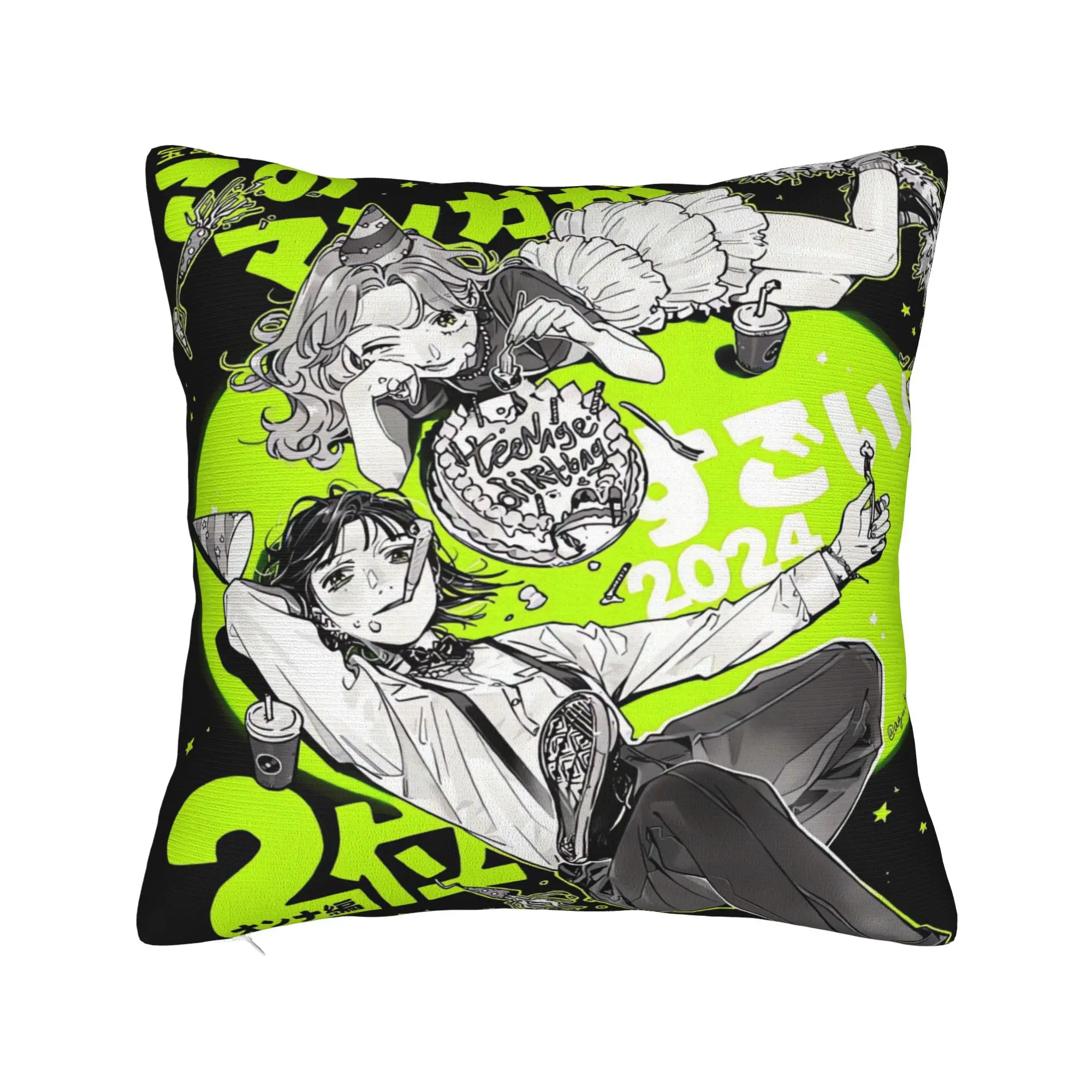 The Guy She Was Interested in Wasn't a Guy at All Pillow Cover  Graphic Cushion Cover Fashion Pillow Case For Sofa Home Decor