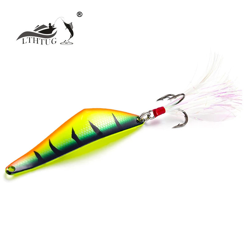 Muskellunge Fishing 85mm 16g Harmaja Spoon Lure Pike Perch Zander Salmon Predator Fishing Tackle Copper Metal Artificial Bait