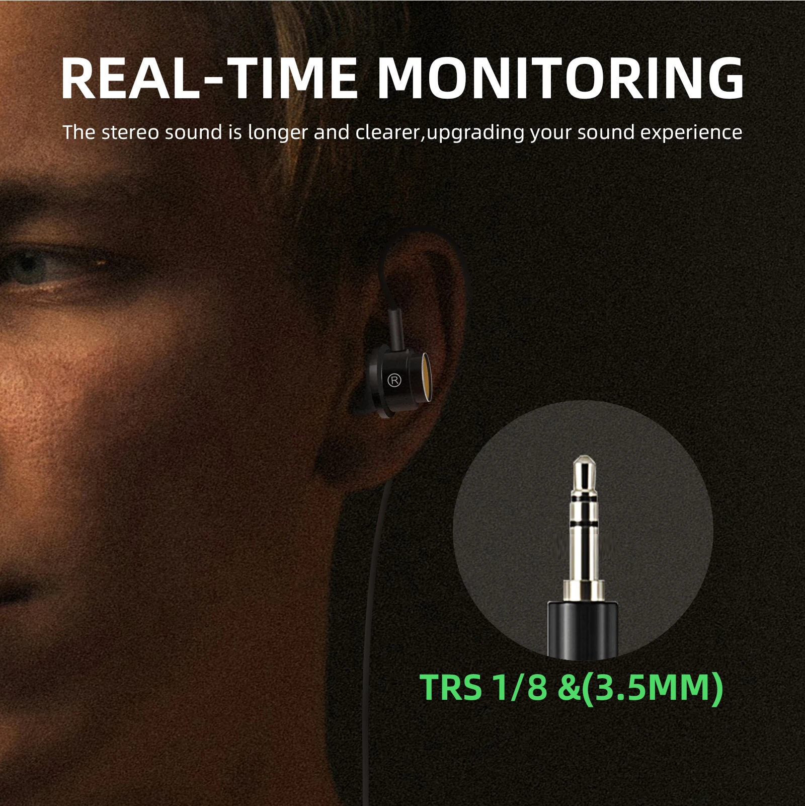 Debra UHF IEM-610 نطاق نظام المراقبة اللاسلكي داخل الأذن 80 مترًا لأداء المسرح والتسجيل والفرقة والطباخ والكنيسة