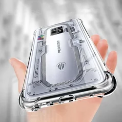 Air-bag Case for ZTE Nubia Red Magic 11 10 Air 9 8S 7S Pro 6S 6R 5G 5S Plus Cover Clear Soft Flexible TPU Anti-knock Shell Funda